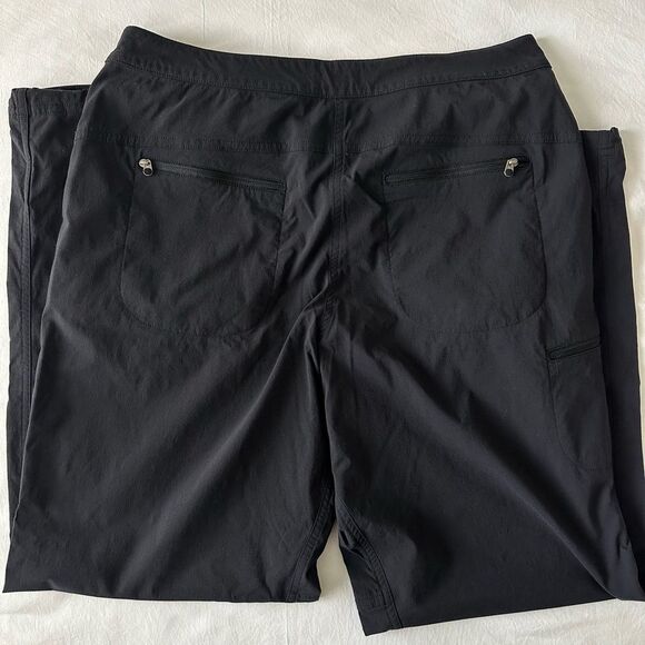 L.L. Bean Women's Water-Repellent Comfort Trail Pants, Mid-Rise Straight 12 R - Picture 6 of 7